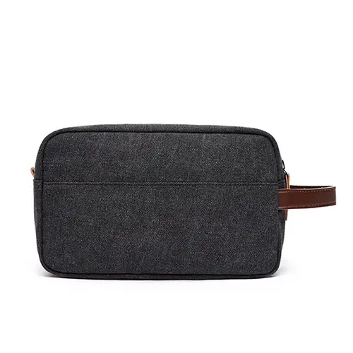 BEARKY Factory Wholesale Luxury Large Waterproof Toiletry Bag Canvas Travel Dopp Kit